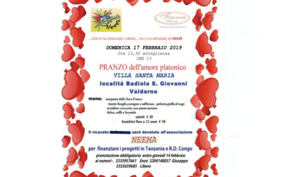 17 febbraio 2019 – 4° “pranzo dell’amore platonico”